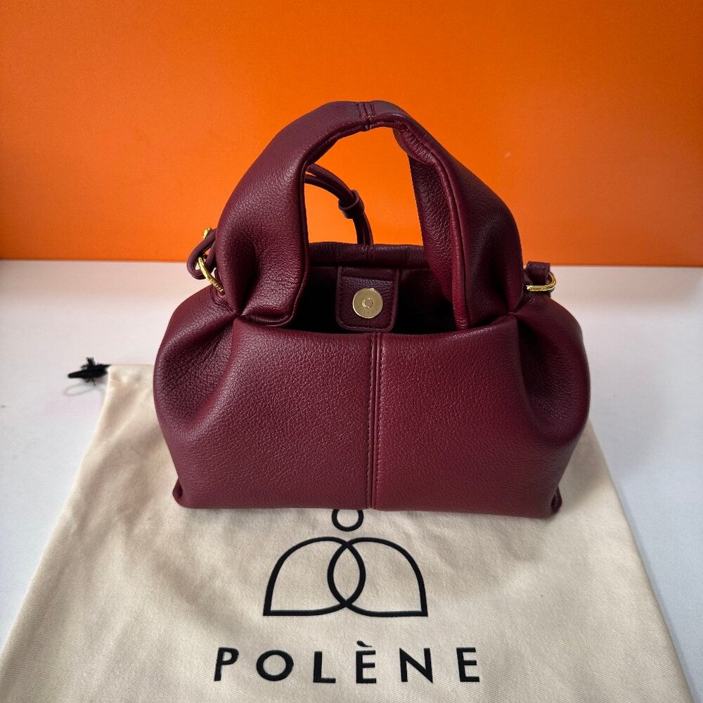 Polène Mini Bag in Wine Red - Picture 2 of 10